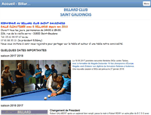 Tablet Screenshot of billard-stgo.org